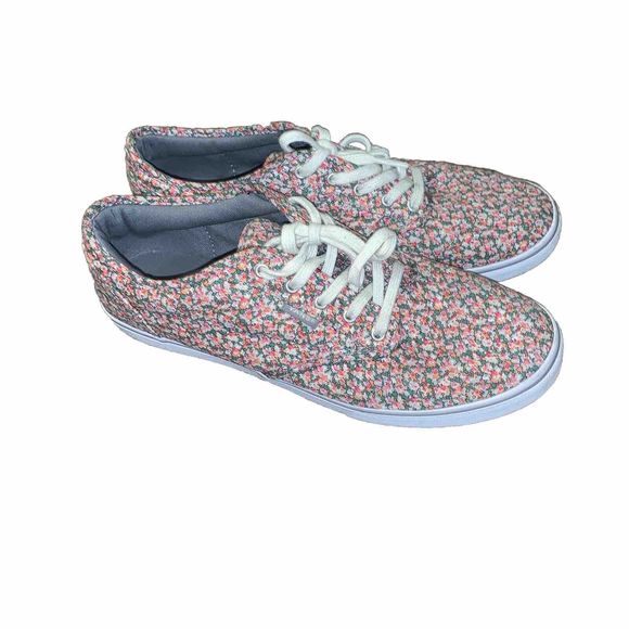 VANS Womens Multicolor Floral 500714 Canvas Low Top Lace Up Sneaker Size 9.5 - Picture 3 of 7